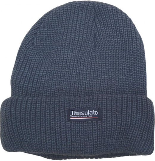 Beanie Männer Beanie Gestrickt in Gray Farbe