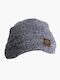 Beanie Männer Beanie Gestrickt in Gray Farbe