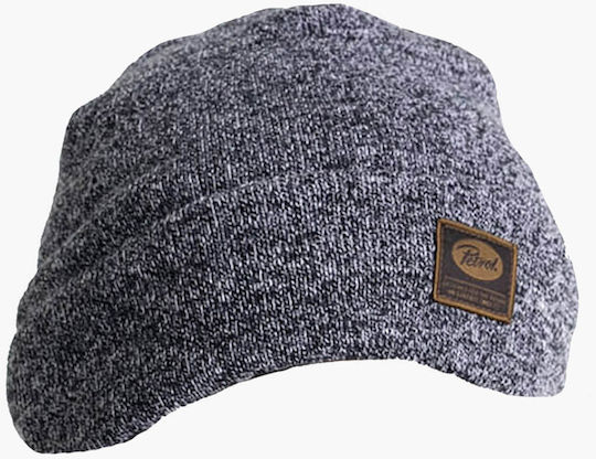 Beanie Ανδρικός Σκούφος Πλεκτός σε Γκρι χρώμα
