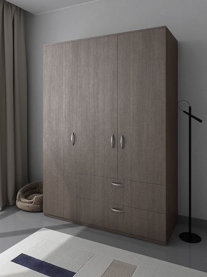 Kendall Τρίφυλλη Ντουλάπα 120x54x190cm Kendall Τρίφυλλη Ντουλάπα 120x54x190cm