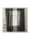 Saray Home Κουρτίνα με Τρέσα Μαύρη 140x280εκ.