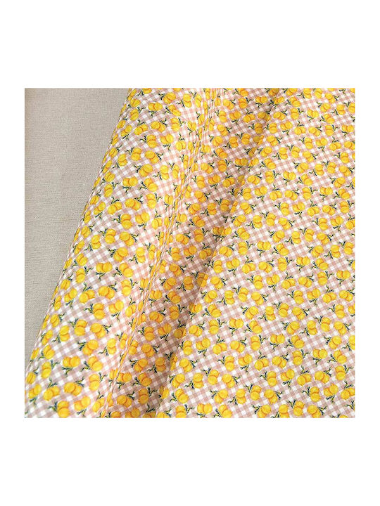 Decoration Fabric 72x500cm Yellow