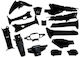 Supra Motorcycle Plastic Set for Honda Astrea Supra 100 Black 1pcs