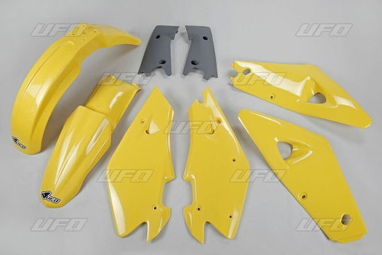 UFO Motorcycle Plastic Set for Honda CR 250 for Husqvarna WR / WR 125 for Yamaha WR 250 Black 1pcs