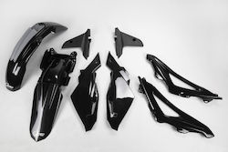 UFO Motorcycle Plastic Set for Honda CR 125 for Husqvarna WR 125 Black 1pcs