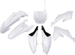 UFO Set de Piese din Plastic pentru Motocicletă pentru Yamaha YZ 65 - YZ 65 Alb 1buc UFO Set de Piese din Plastic pentru Motocicletă pentru Yamaha YZ 65 - YZ 65 Alb 1buc