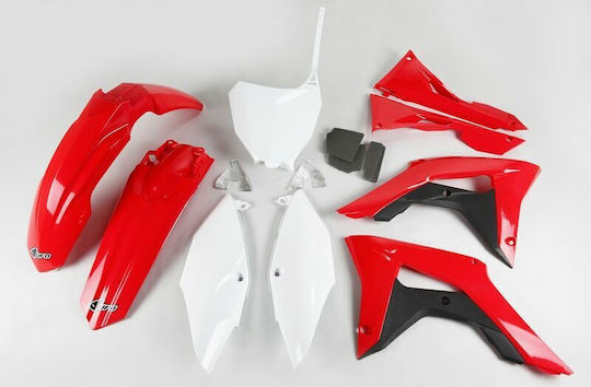 UFO Motorrad Kunststoff-Set für BMW R 18 für Honda CRF 250 Rot 1Stück