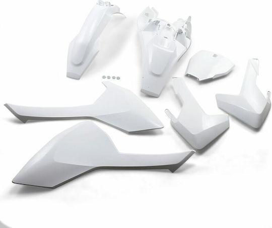 UFO Motorcycle Plastic Set for Keeway Easy White 1pcs