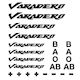 Moto Discovery Varadero Stickers Set Black
