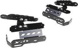 Moto Discovery Bases for Projectors Μοτοσυκλέτας Honda Africa Twin XRV 750 in Black Color 002390