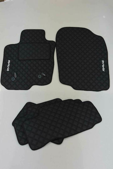 Autofußmatten Leder Toyota Rav4 2006-2014 Set mit 5 Teilen
