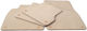 Suzuki Splash Carpet Mats Beige Luxury Line Greek Made Set of 4 Pieces