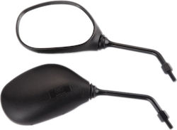 Motorcycle Mirrors Black 2pcs