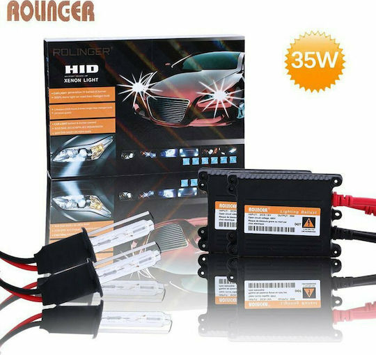 Xenon Сет за Осветление H3 35W 12V 6000К Хладно бяло
