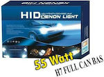 Xenon Σετ Φωτισμού Αυτοκινήτου Hid H7 Can bus 55W 12V 6000K Ψυχρό Λευκό