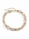 Pearl's Garden Damen Kette Nacken Vergoldet Länge 25cm