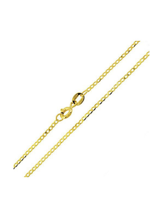 Goldene Kette Nacken 9K