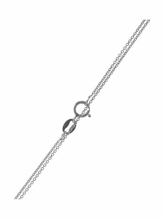 Luxor Silver Chain Neck Length 40cm