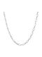Verorama Chain Neck made of Steel Thin Thickness 3mm and Length 80cm