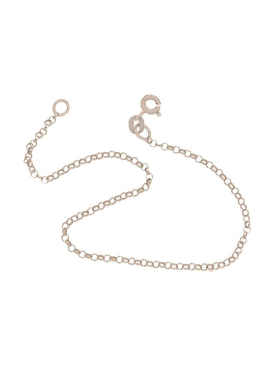 Weißgoldene Kette Hand 14K