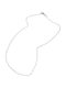Tribute Silver Chain Neck Thin Thickness 1mm and Length 50cm