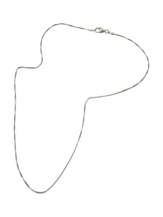 Silver Chain Neck Length 40cm