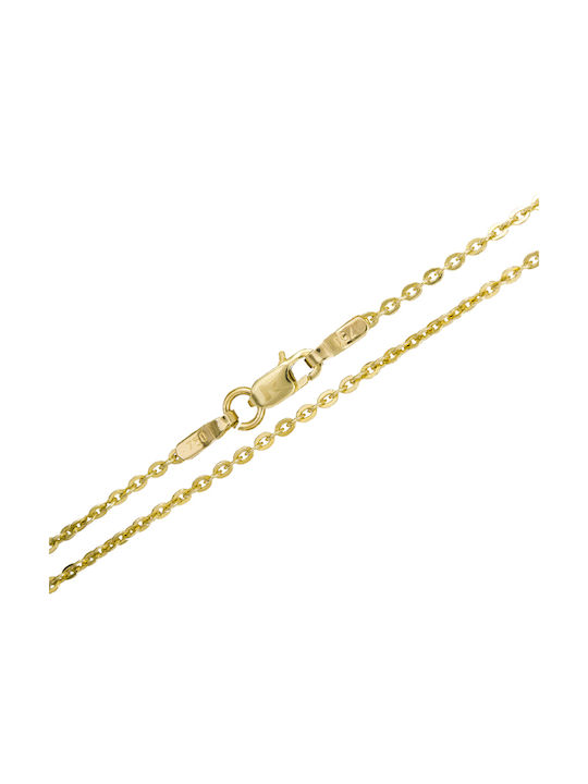 Goldene Kette Nacken 18K