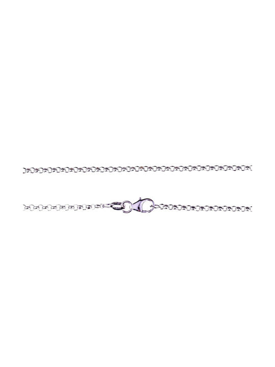 White Gold Chain Neck 14K Length 50cm