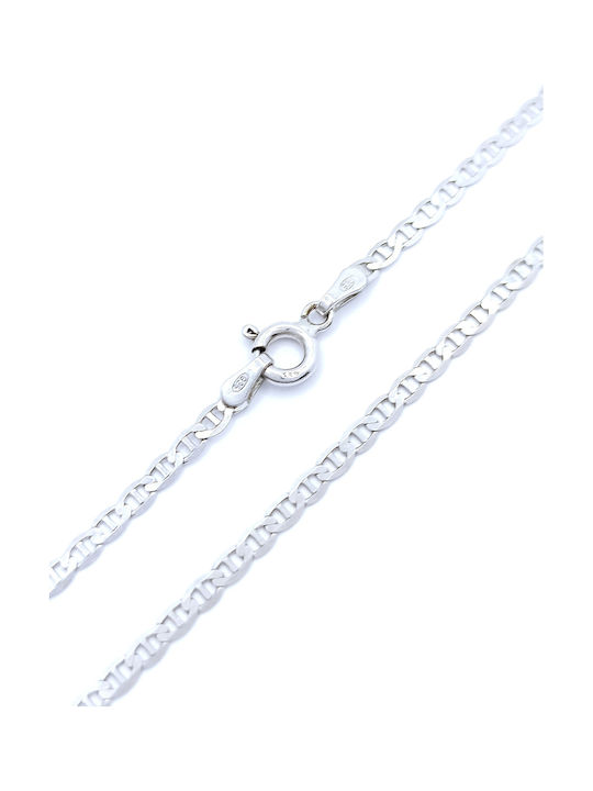 PS Silver Silver Chain Neck Thin Thickness 2.5mm and Length 55cm