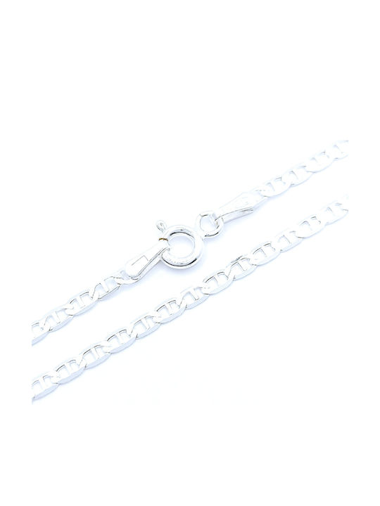 PS Silver Silver Chain Hand Theta Length 19cm