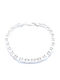 PS Silver Silver Chain Hand Theta Thin Thickness 2mm and Length 22.5cm