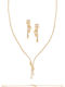 Vitopoulos Set with Necklace , Earrings & Bracelet from Gold 14K