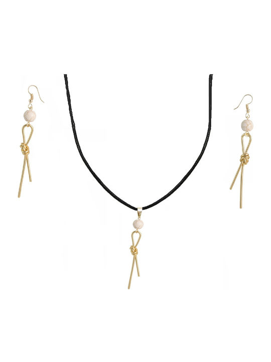 Tatu Moyo Set with Necklace & Earrings from Gol...