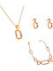Gatsa Set with Necklace from Gold 14K
