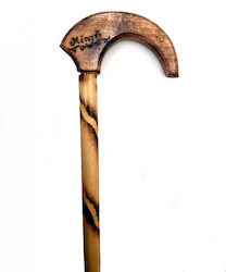 Wooden Art Μπαστούνι Βάδισης 0246