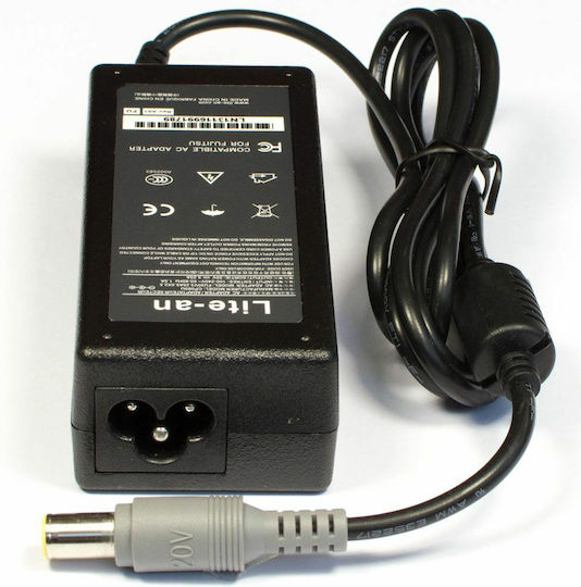 Зарядно за лаптоп 90W 20V 4.5Спецификация за Lenovo с Отделяем Кабел за Захранване