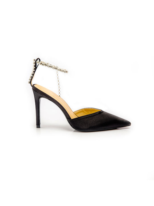 Malesa Pointed Toe Black Heels