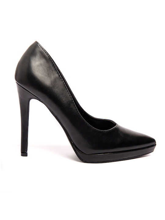 Malesa Pointed Toe Black Heels