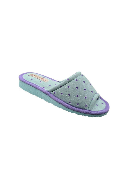 Kolovos Terry Women's Slippers Green