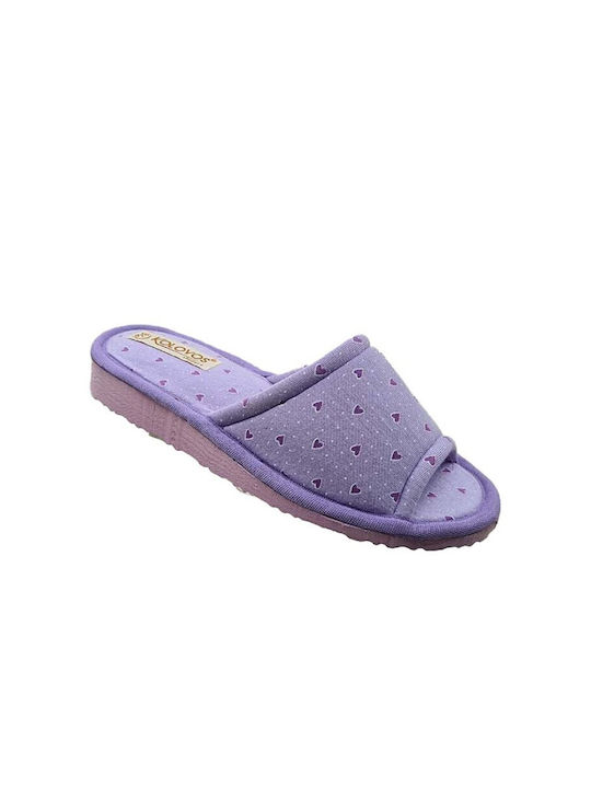 Kolovos Women's Slippers Purple