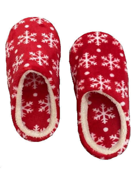 Tatu Moyo Women's Slippers with Fur Red