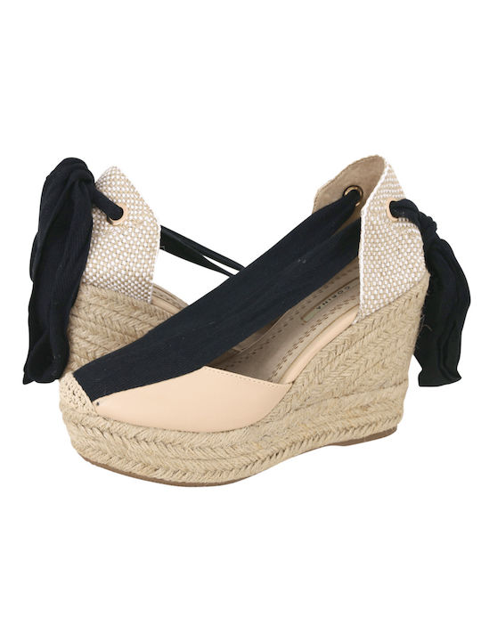 Corina Women's Fabric Platform Espadrilles Pink