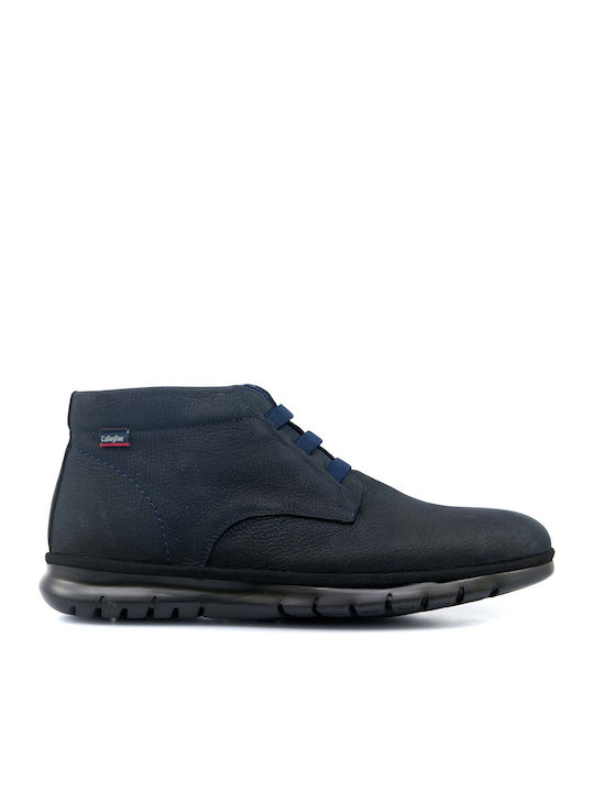 Callaghan Men's Leather Boots Blue