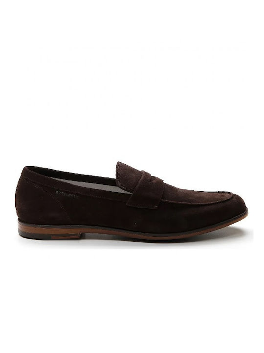 Stonefly Men's Suede Loafers Brown