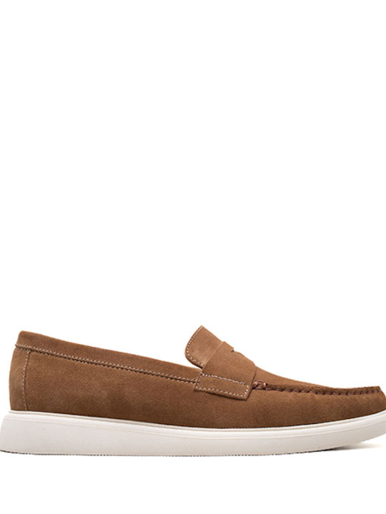 Sider Collection Suede Ανδρικά Μοκασίνια σε Καφέ Χρώμα