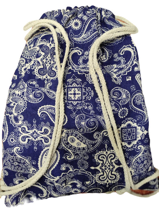 Multicolour Canvas Beach Bag Backpack