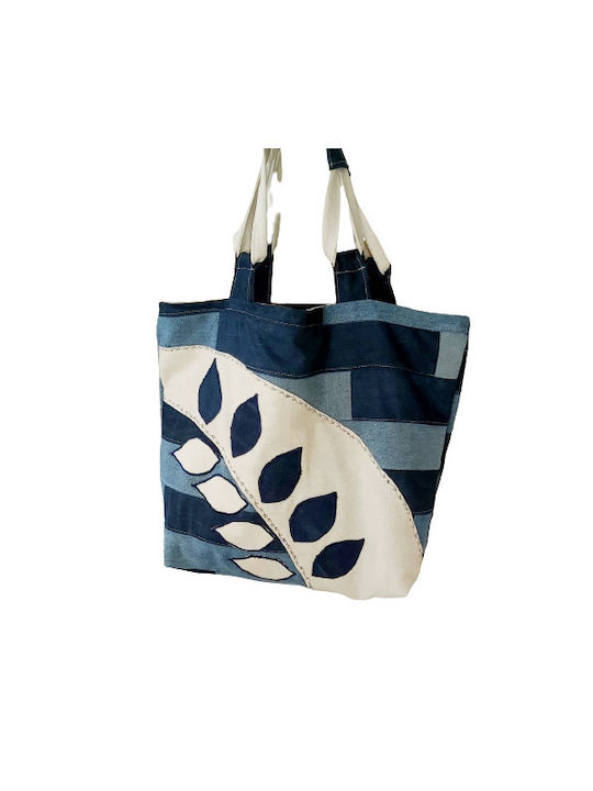 Fabric Shopping Bag Blue