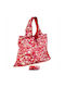 Cedon Υφασμάτινη Τσάντα για Ψώνια σε Κόκκινο χρώμα