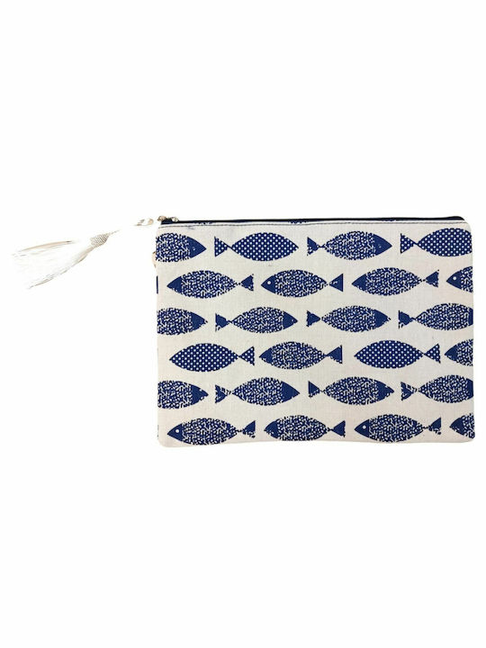Toiletry Bag in White color 30cm