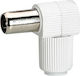 Blow Βύσμα Coaxial male Λευκό 01.104.0045